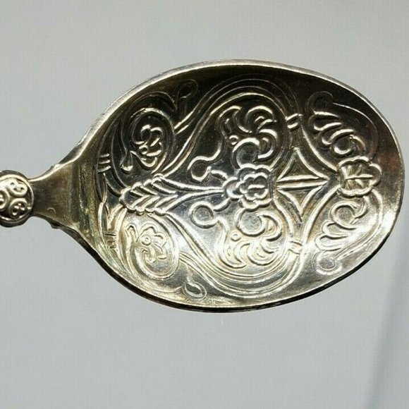 Rare Dragon Embossed Engraved Decorative Spoon - Picture 9 of 16